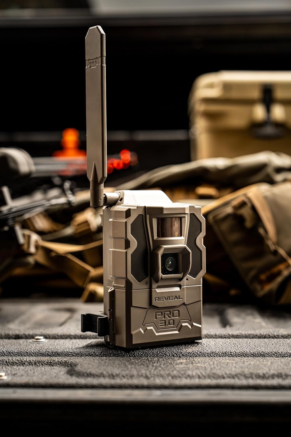 TACTACAM Reveal Pro 3.0 Cellular Trail Camera - Multi-Cellular Network, GPS, 2" LCD, No-Glow IR, Wi-Fi Enabled, HD Photos & 1080p Videos, Long Battery Life + Reveal Solar Panel and 32GB SD Card