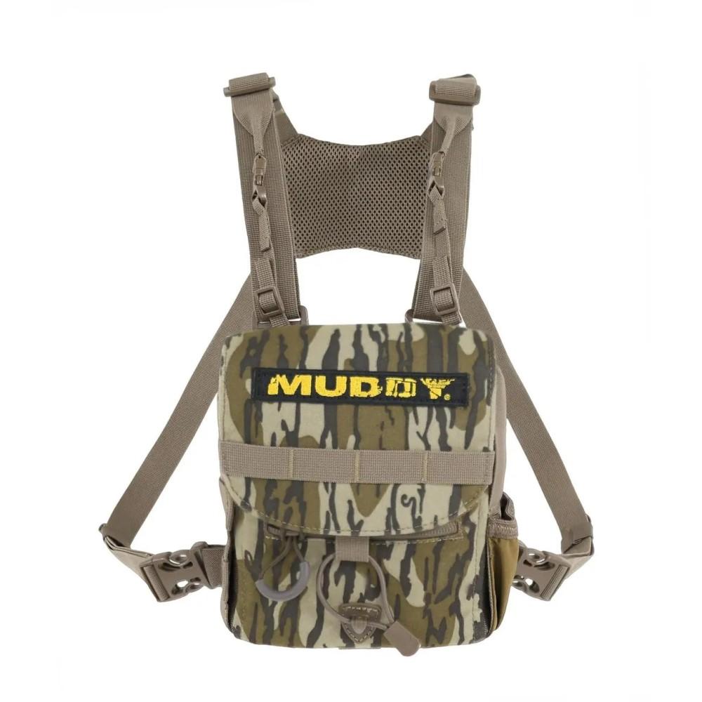 Gsm Binocular Cases &amp; Harnesses Gsm Muddy Pro Series Bino Harness Mossy Oak Bottomland