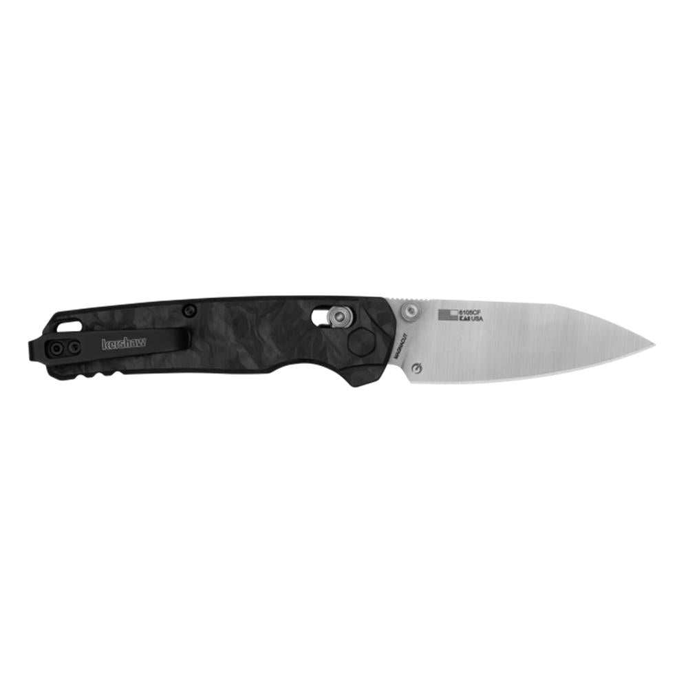 Kershaw Knives Knives Kershaw Knives Kershaw Bel Air Folding Knife 3.1" Reverse Tanto Blade Carbon Fiber Black