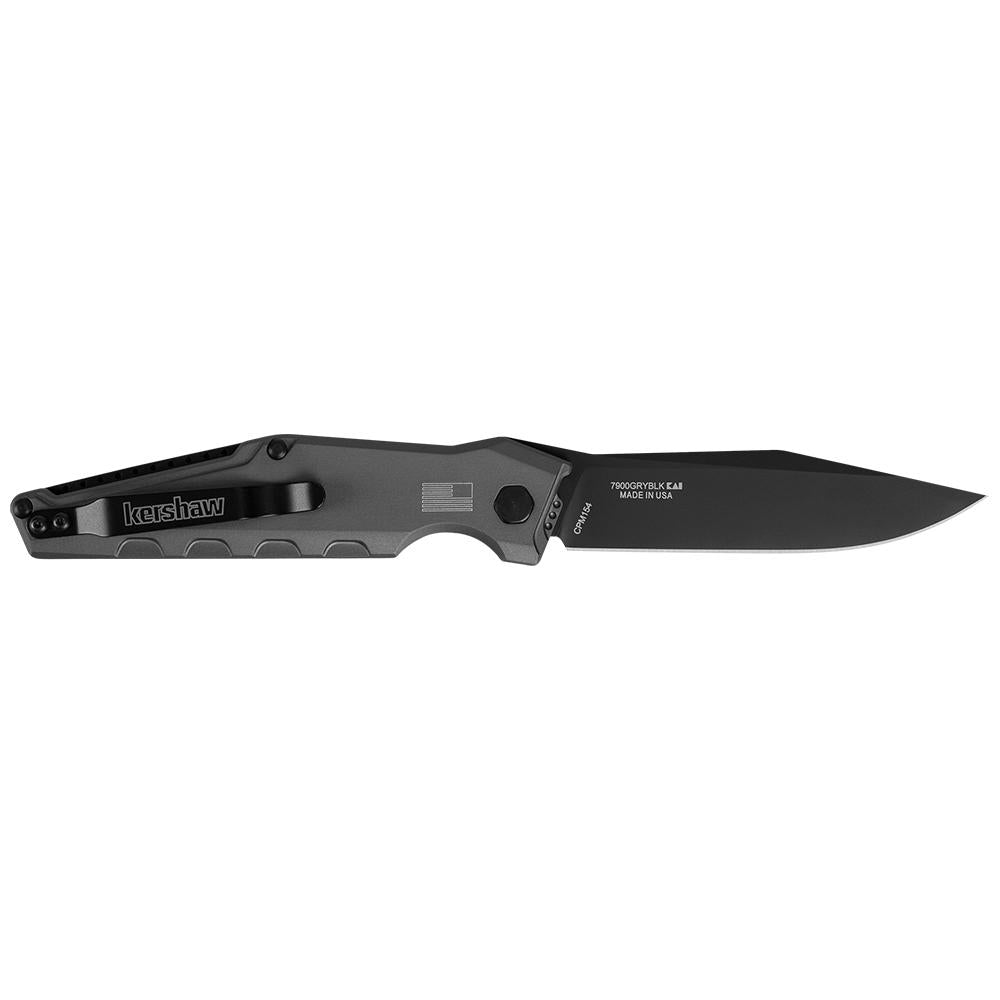 Kershaw Knives Knives &amp; Edged Tools|Knives Kershaw Knives Kershaw Launch 7 Automatic Knife 3-7/10" Drop Point Blade Grey