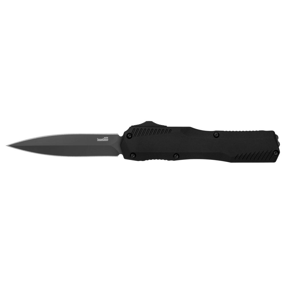 Kershaw Knives Knives Kershaw Knives Kershaw Livewire Double Edge Automatic OTF Knife 3-1/2" Spear Point Blade Black