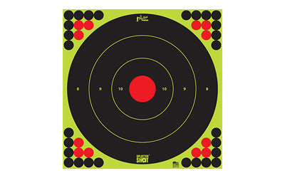 PRO-SHOT TARGET 17" GRN BULLSEYE 5PK